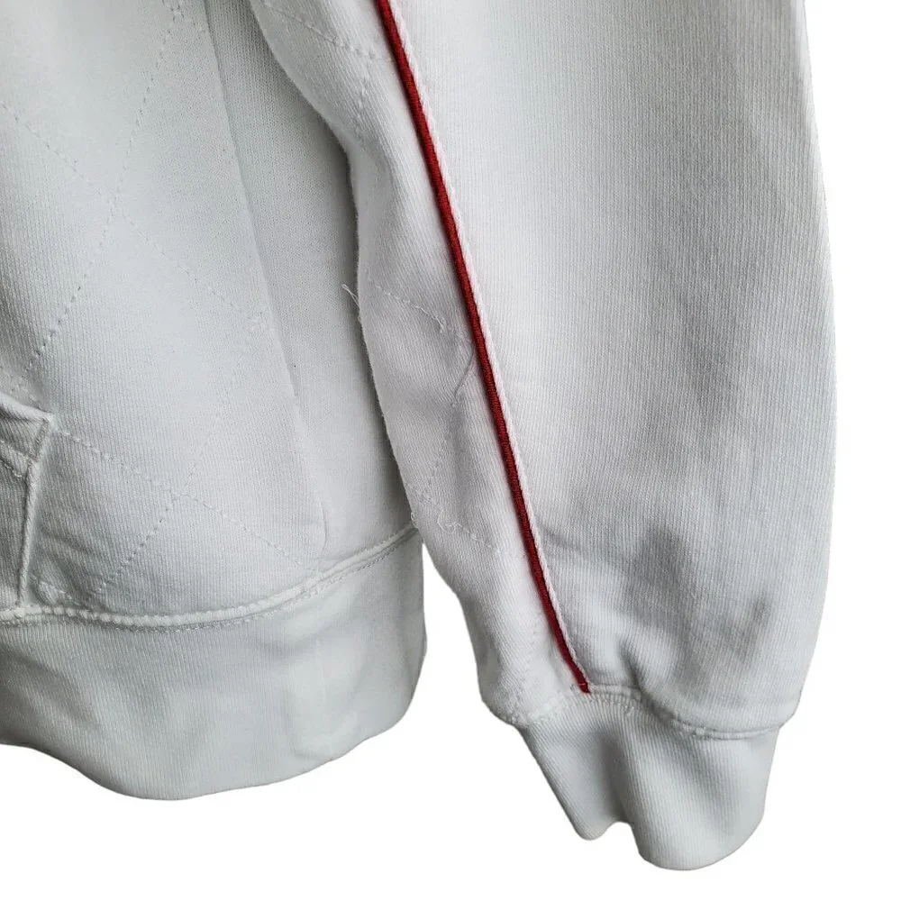TRUE RELIGION WHITE HOODIE SIZE SMALL